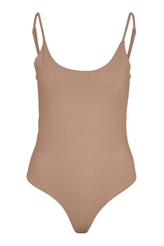 NMTeresa Singlet Bodysuit - Natural