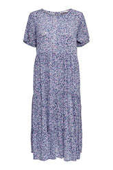 ONLAbigail Life SS Midi Dress - Night Sky Jolie Flower
