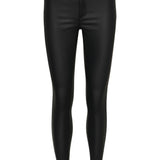 NMCallie Shape HW Skinny Coated Pants - Black