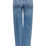 ONLJuicy HW Wide Leg Pants - Medium Blue Denim