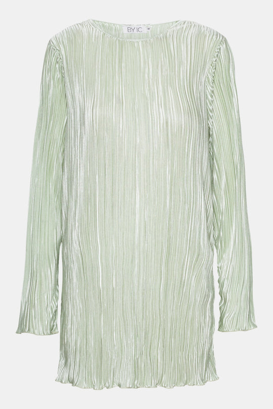 KellyIC Plissé Dress (Preorder del. week 42) - Light Green