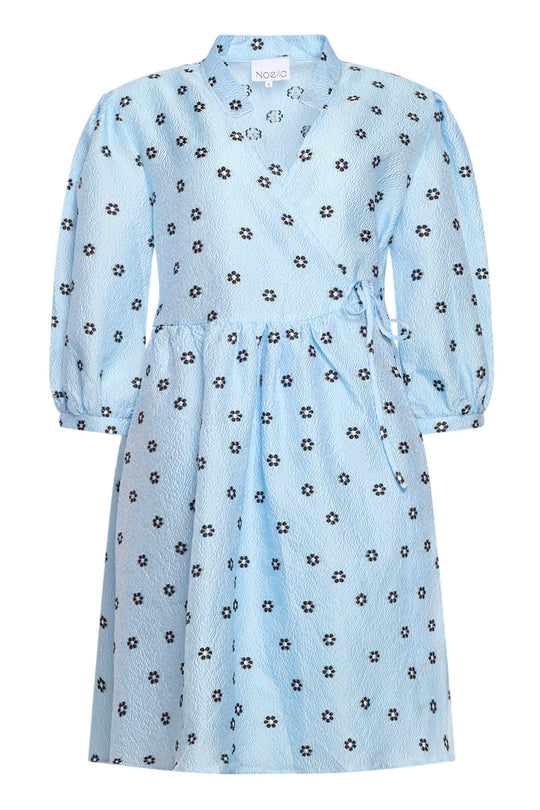 Noella Tulip Aida Dress - Light Blue Flower