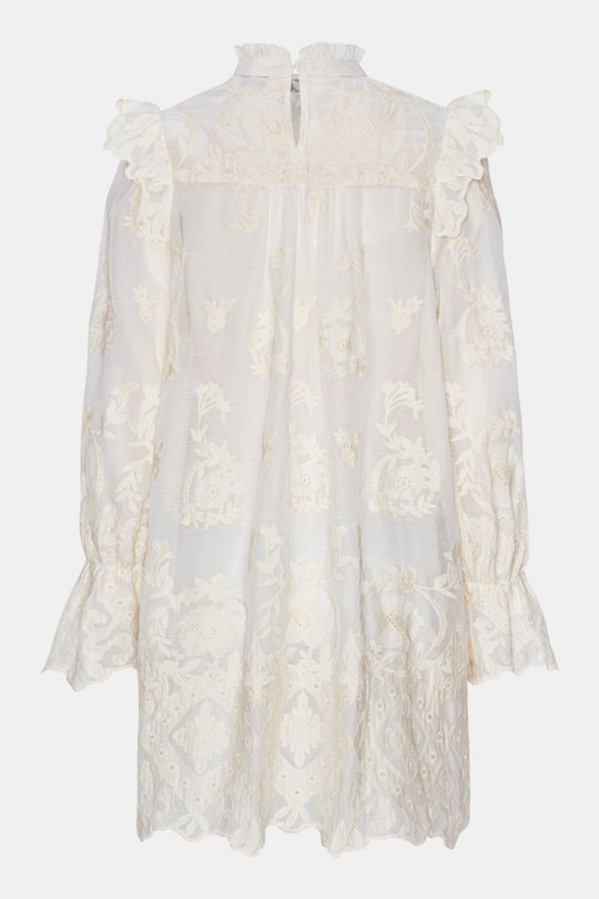 EllinorIC Lace Dress - Vintage White