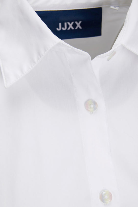 JXJamie LS Relaxed Poplin Shirt - White