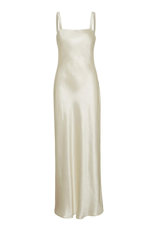 VMMathilde SL Wide Strap Maxi Dress - Cannoli Cream