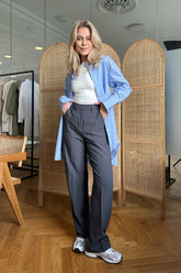 JXMary Regular HW Pant - Asphalt