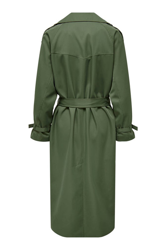 ONLChloe Trenchcoat Double B. - Four Leaf Clover