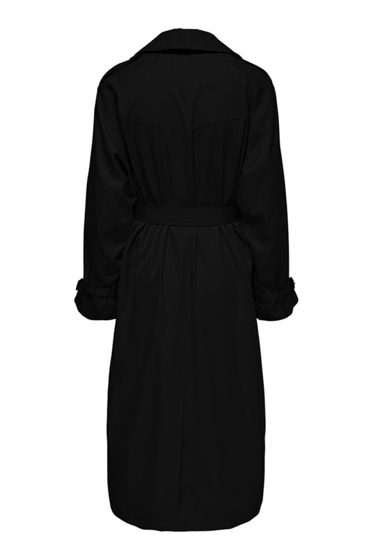 ONLChloe Trenchcoat Double B. - Black