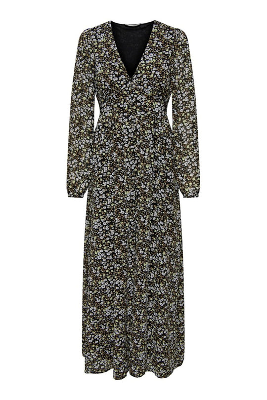 ONLAmanda LS Long Dress - Black