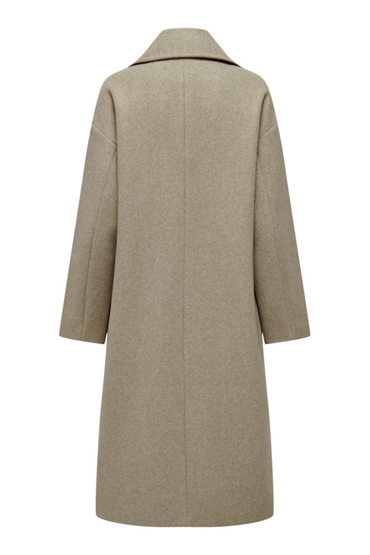 ONLWembley LS Oversized Coat - Weathered Teak