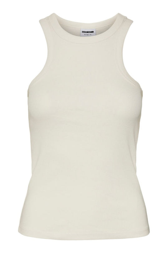 NMMaya SL Halter Neck Top - Eggnog