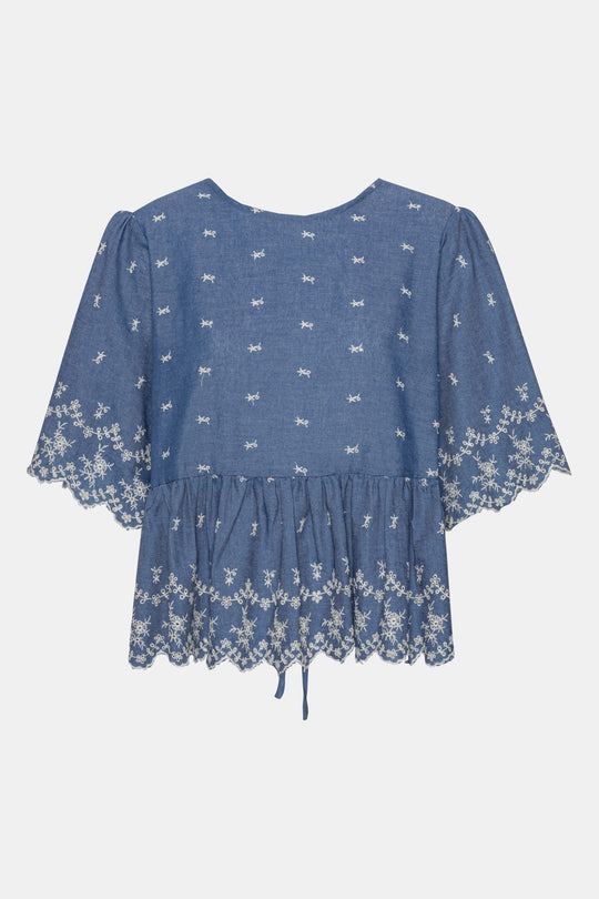 LulaIC Top - Denim Blue