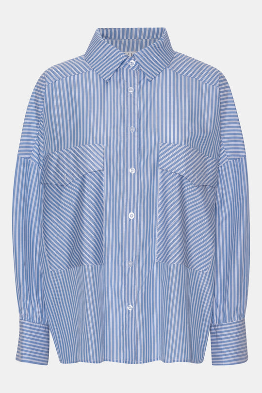 RilloIC Shirt - Blue White Stripes