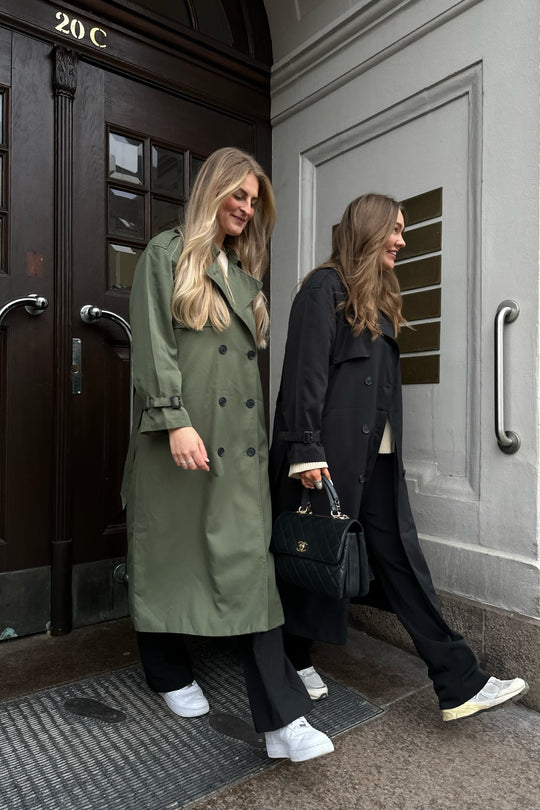 ONLChloe Trenchcoat Double B. - Four Leaf Clover