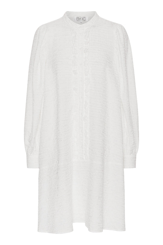 ElieIC Ruffle Dress - White