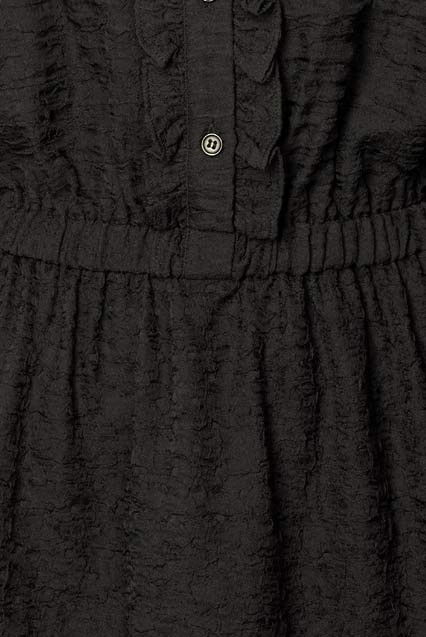 ElieaIC Ruffle Dress - Black