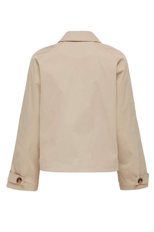 ONLApril Short Trenchcoat - Oxford Tan