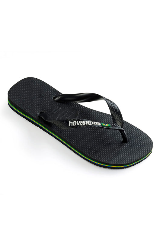 Havaianas Brazil Logo Flip Flop - Black