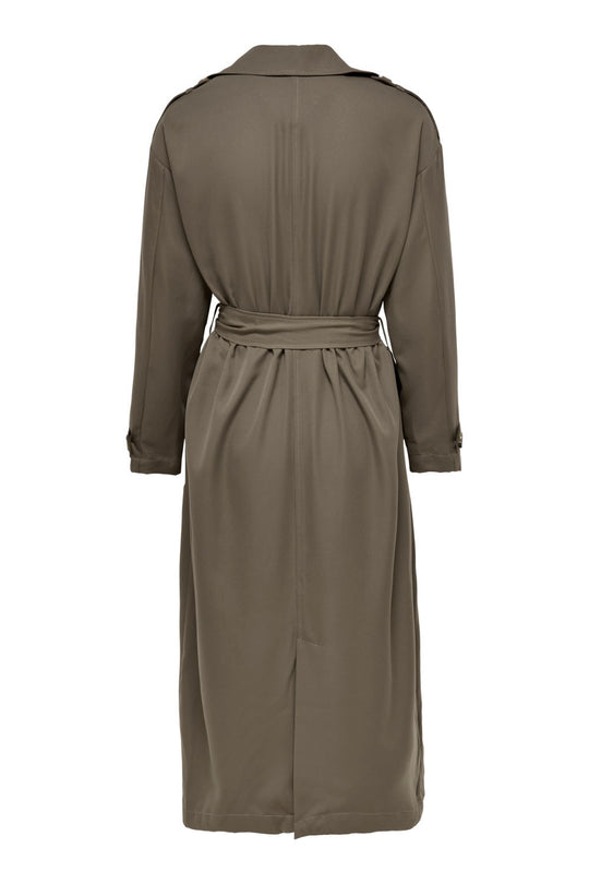 ONLLine Xlong Trenchcoat - Walnut