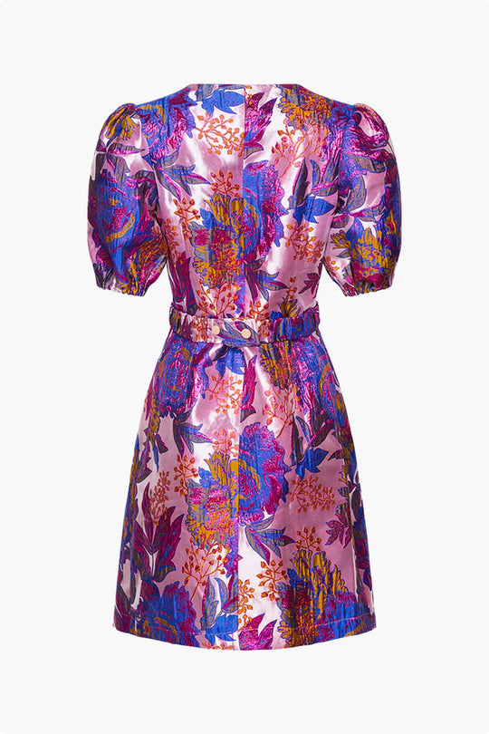Noella Neva Belt Dress - Fuchsia Mix