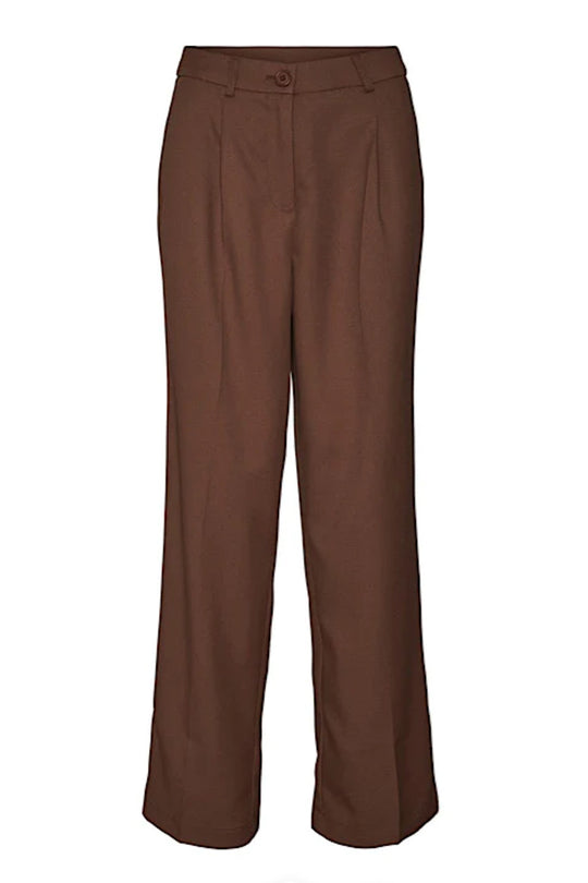 NMDrewie HW Straight Pants - Cappuccino
