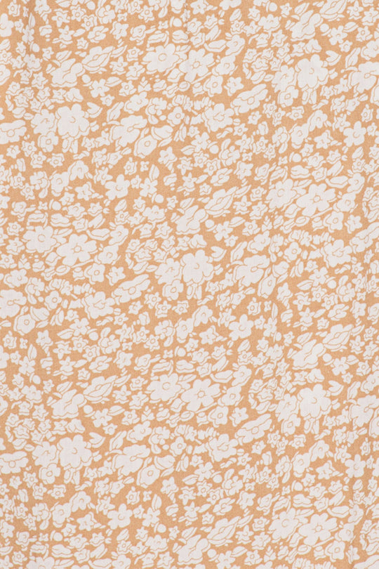 MilleIC Long Dress - Beige Blossom