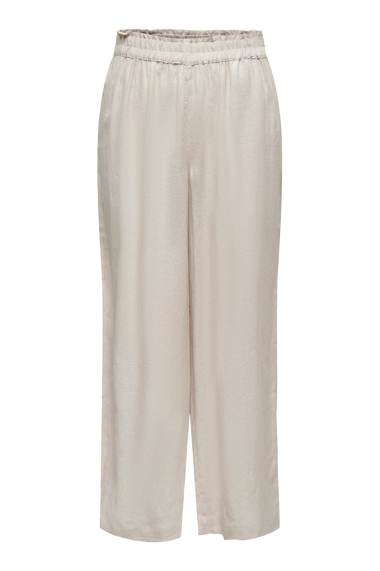 ONLTokyo HW Linen Blend Pant - Moonbeam