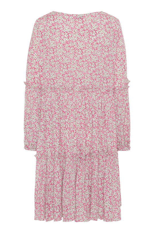 MathildaIC Long Dress - Flower Rose
