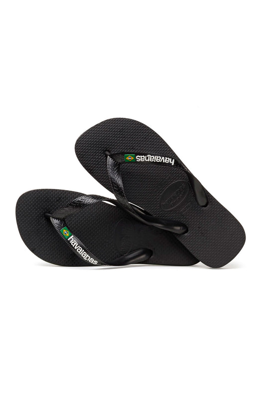 Havaianas Brazil Logo Flip Flop - Black