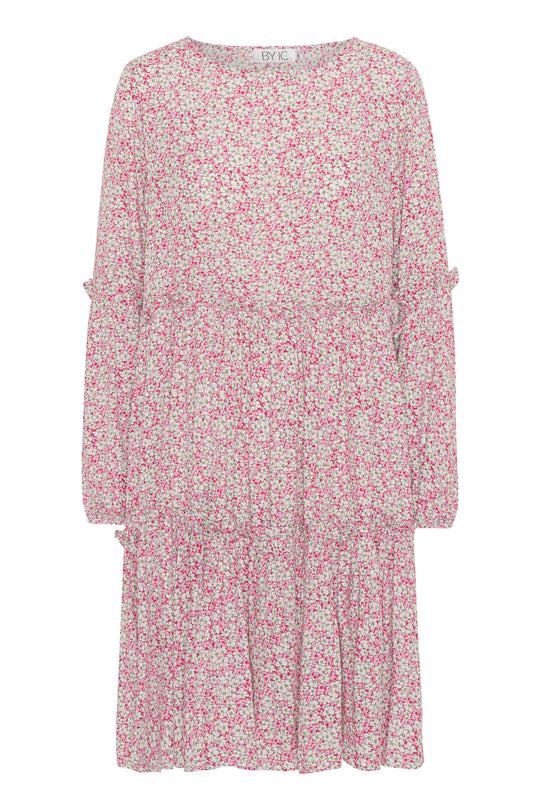 MathildaIC Long Dress - Flower Rose