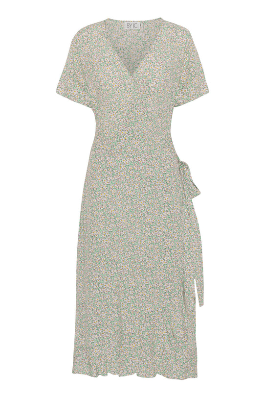 MilleIC Long Dress - Flower Green