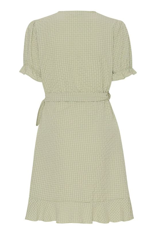 NaomiIC Dress - Bubble Check Sage