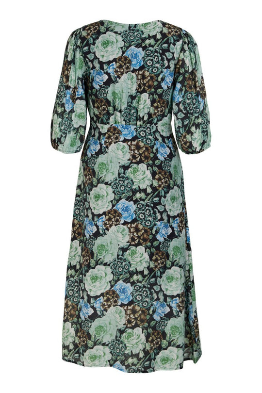 OBJDidi 3/4 Midi Dress - Black