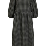 Aminni O-Neck 3/4 Midi Dress - Ivy Green