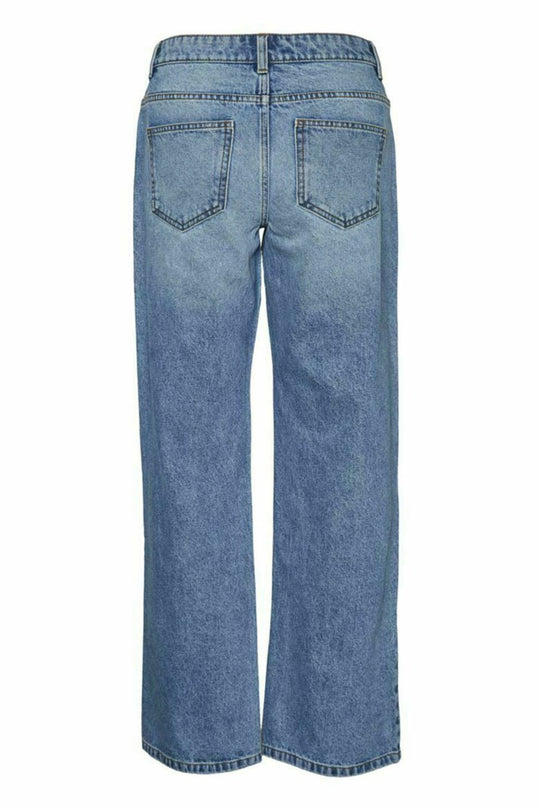 NMAmanda NW Dest Jeans - Light Blue Denim