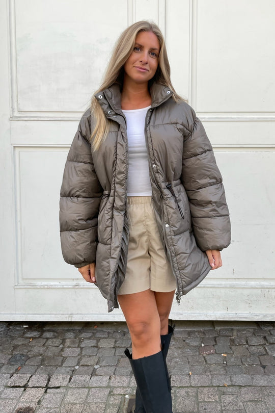 JXHeather Shine Puffer Jacket - Morel