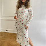 Oda Dress - Yellow Day Dream Flower Print