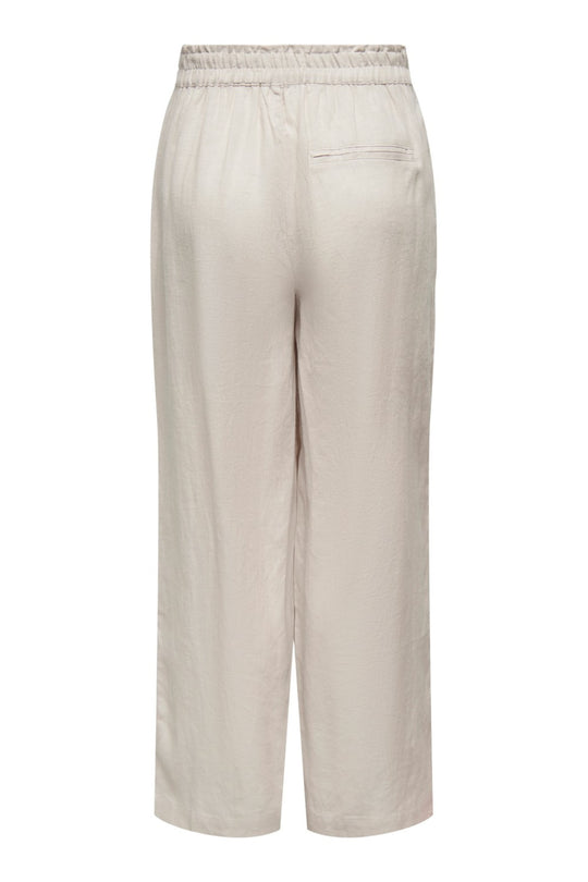 ONLTokyo HW Linen Blend Pant - Moonbeam