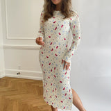 Oda Dress - Yellow Day Dream Flower Print