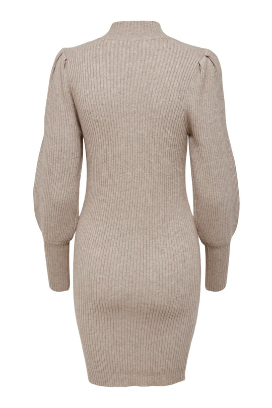 ONLKatia LS Dress Knit - Mocha Meringue W. Melange