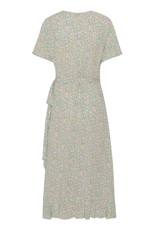 MilleIC Long Dress - Flower Green