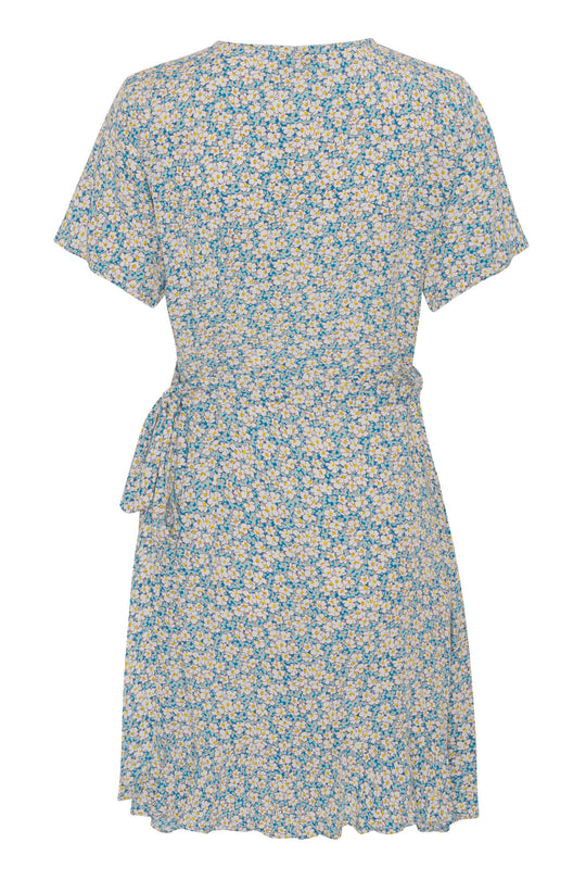 MilleIC Dress - Flower Blue