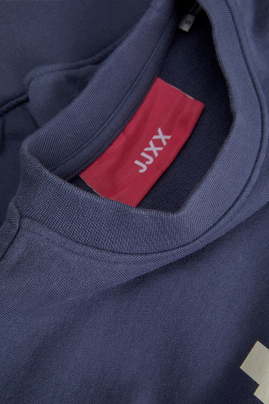 JXBeatrice LS Loose Vint Sweat - Nightshadow Blue