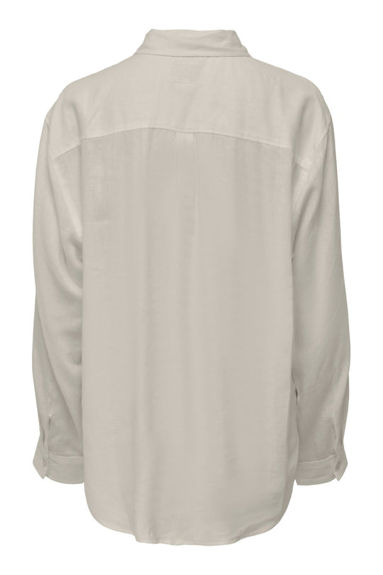 ONLTokyo LS Linen Blend Shirt - Moonbeam