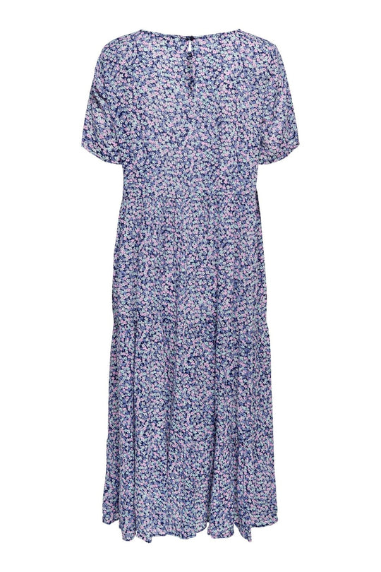 ONLAbigail Life SS Midi Dress - Night Sky Jolie Flower