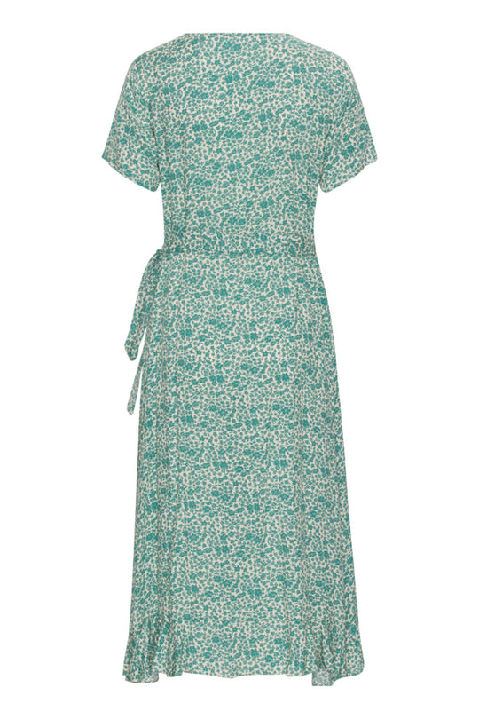 MilleIC Long Dress - Green Blossom