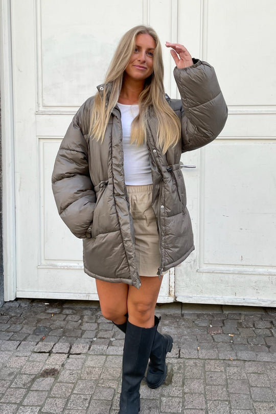 JXHeather Shine Puffer Jacket - Morel