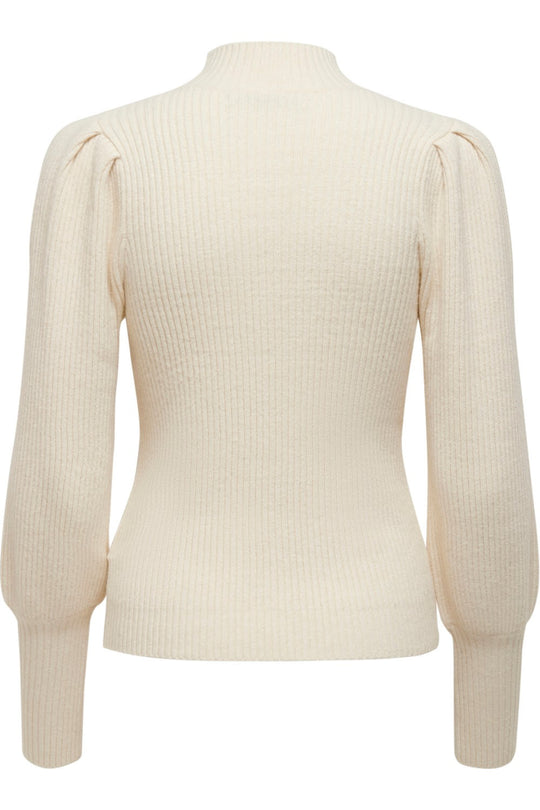 ONLKatia LS Highneck Pullover - Whitecap Gray W. Melange