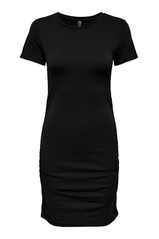 JDYFrosty SS Ruching Dress - Black