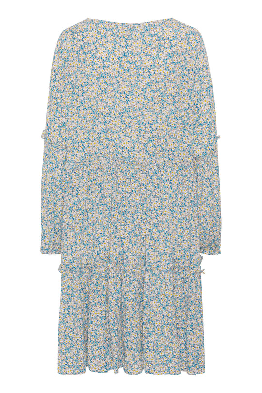 MathildaIC Long Dress - Flower Blue